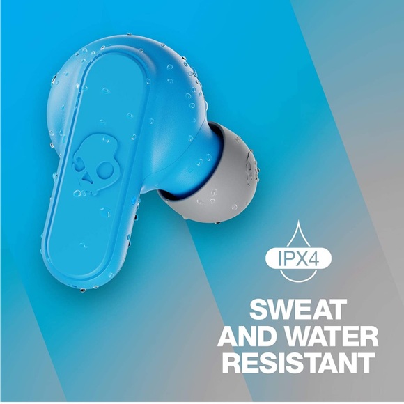 Skullcandy Light Gray Blue Dime True Wireless Bluetooth Earbuds - Picture 5 of 12